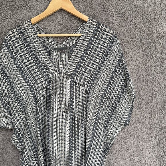 Vince Aztec Print Silk Top - Picture 3 of 8